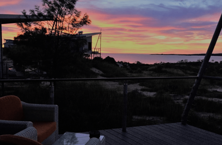 Berkeley RIver Lodge sunrise ...