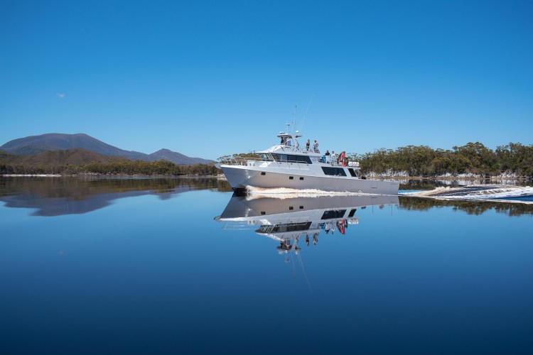1-odalisque-cruising-the-mirrored-waters-bathurst-harbour-2