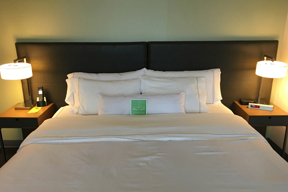 Element Vancouver Metrotown, a green hotel in Vancouver's Metrotown neighbourhood. British Columbia, Canada