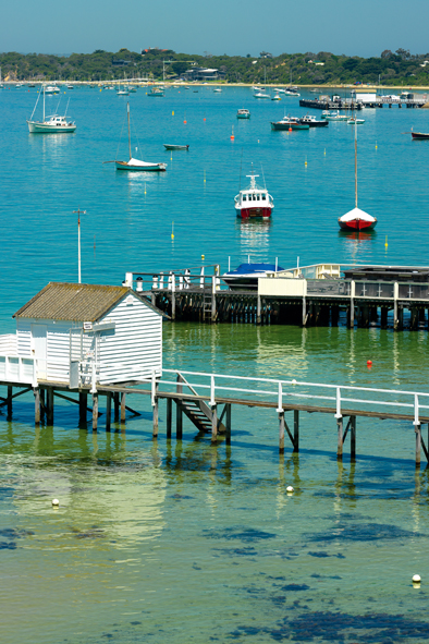 Mornington Peninsula coast between Sorrento and Portsea.
