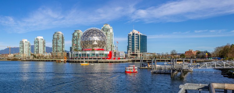 Science World at Creekside Park, Vancouver, Canada.