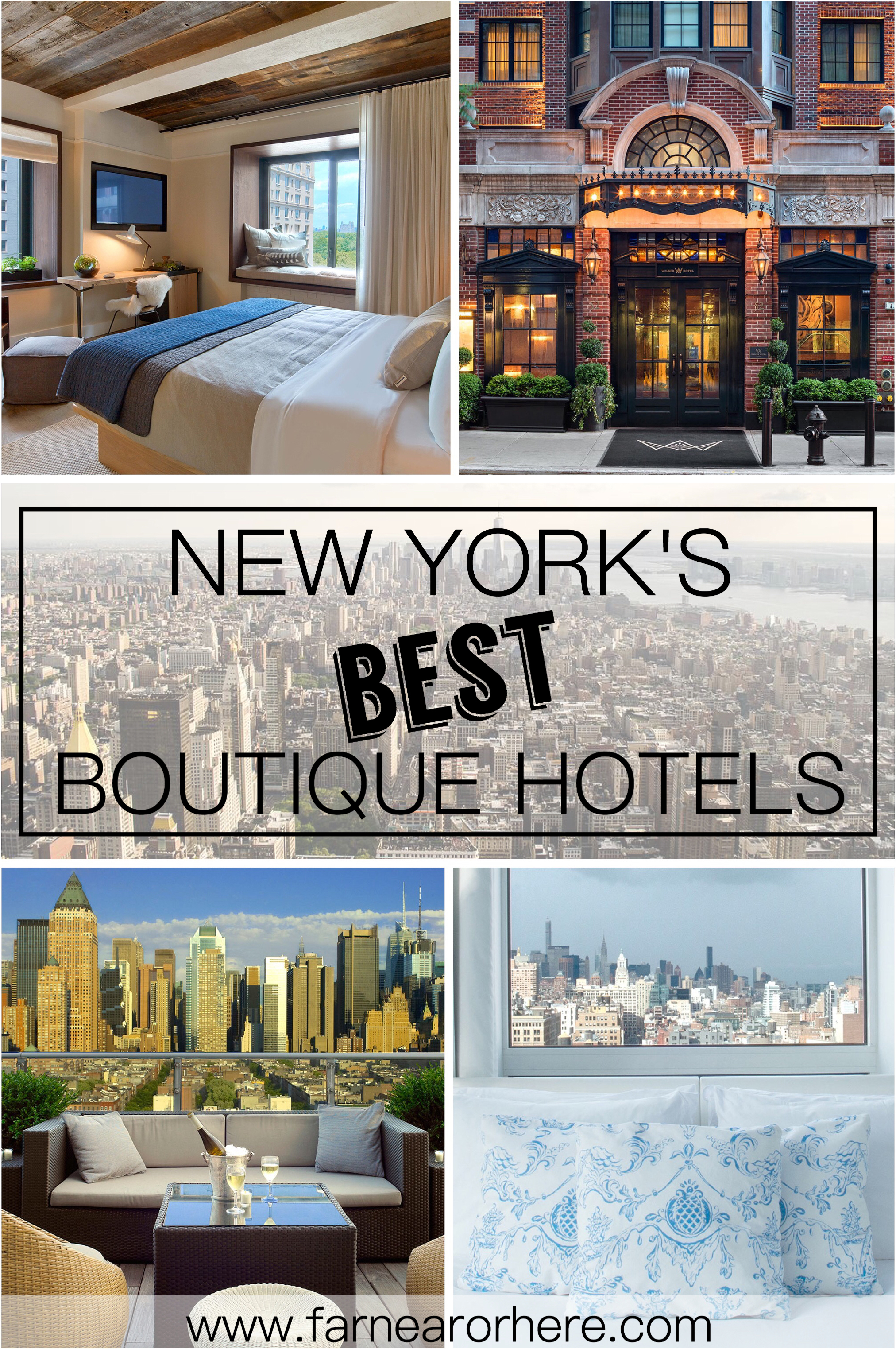 New York's best boutique hotels...