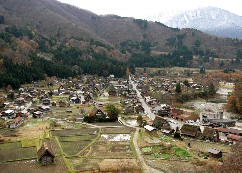 Ogimachi, Japan. Travel Gifu Prefecture...