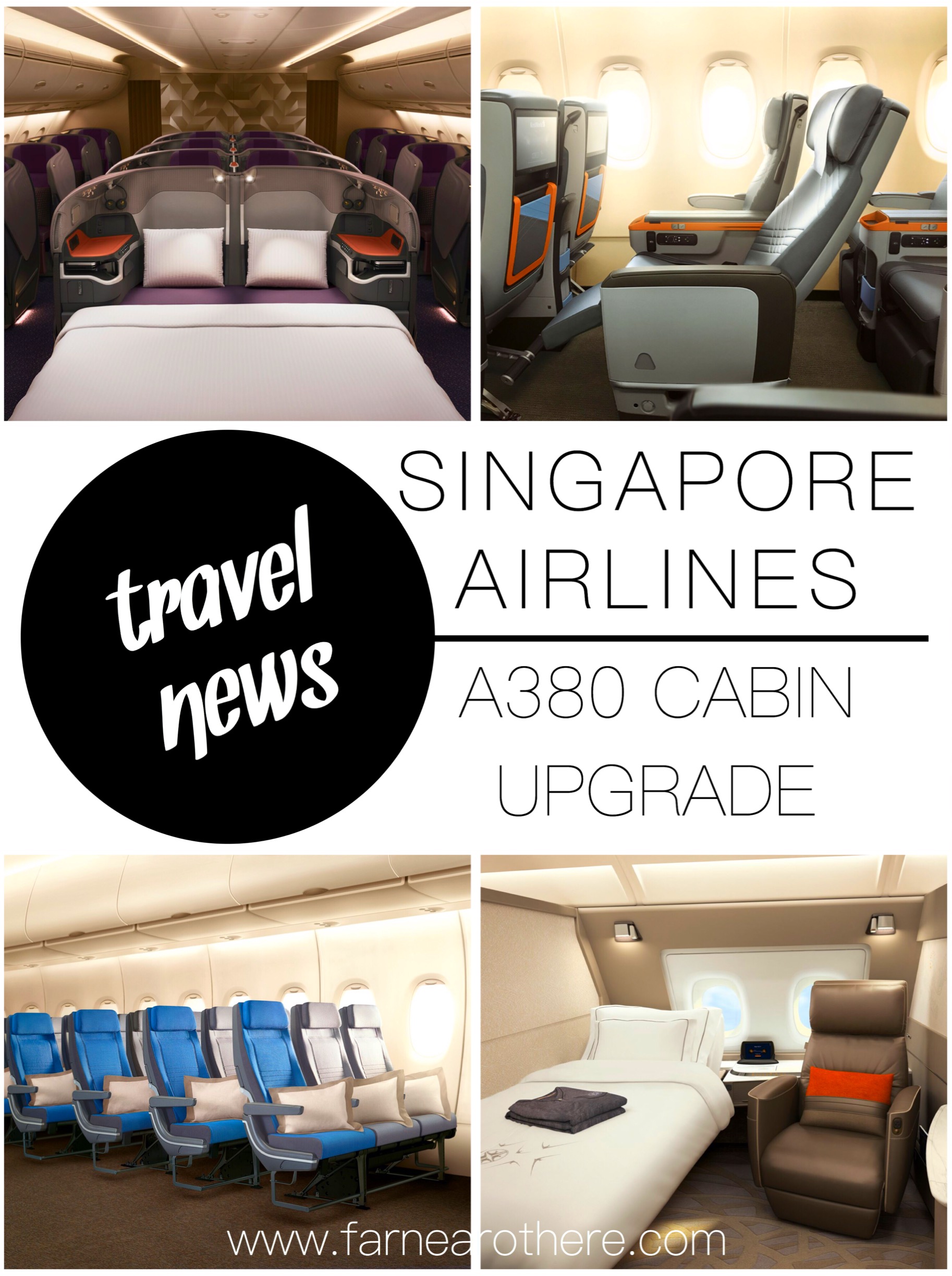 Singapore Airlines' new look A380 cabins...