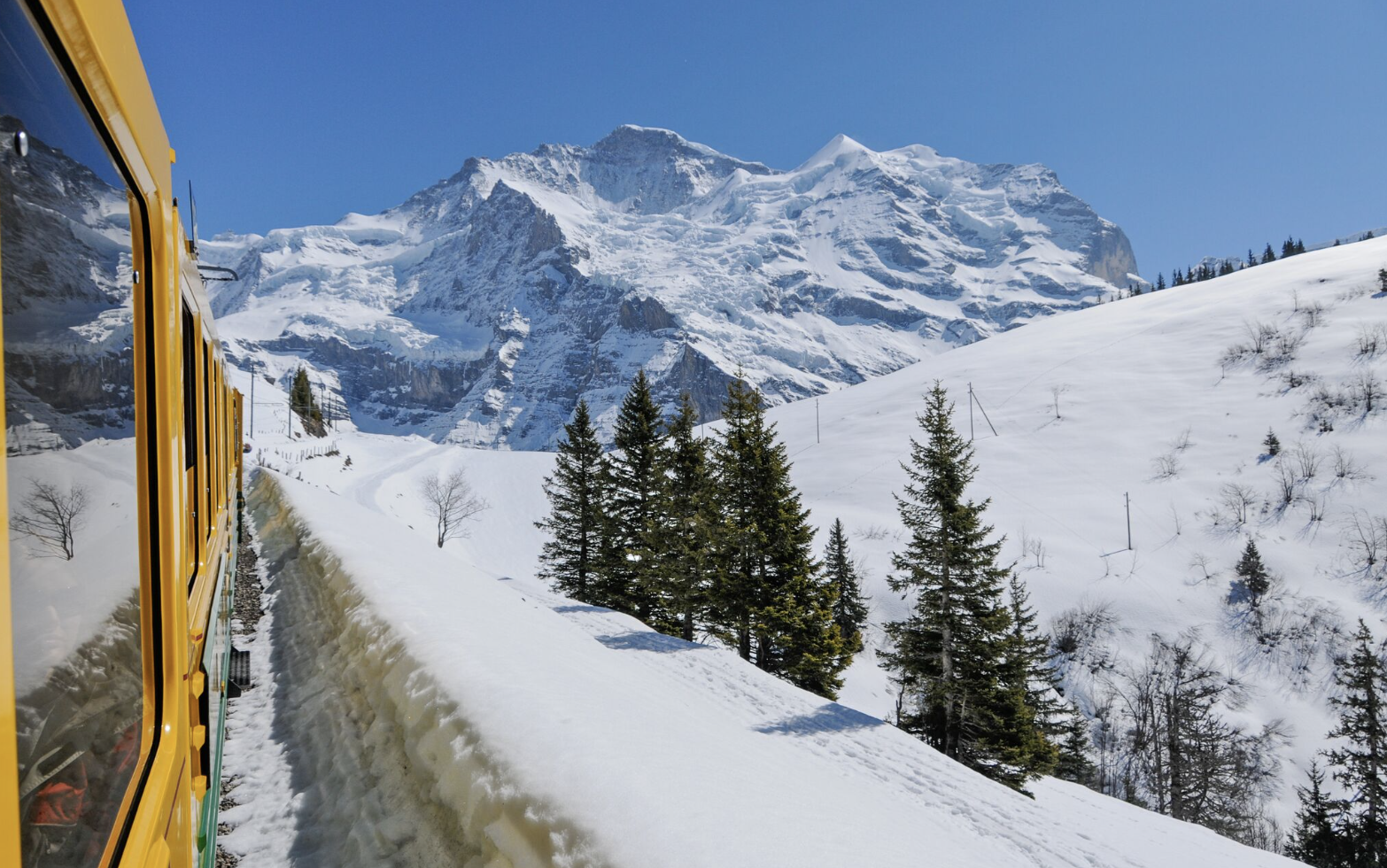 Swiss train travel, Europe