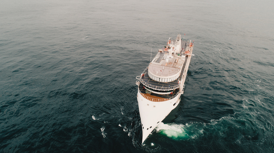 Aurora Expeditions, Greg Mortimer sea trails ...