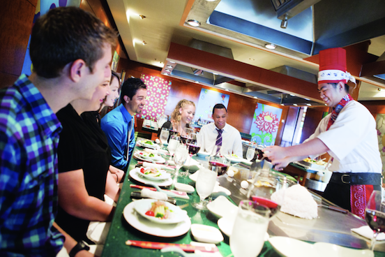 Norwegian Jewel eating